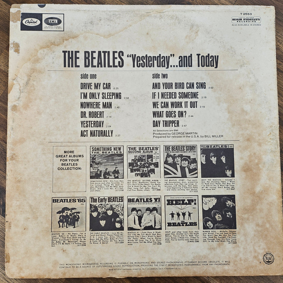 The Beatles-Yesterday and Today 2nd State Butcher Copy (LP)