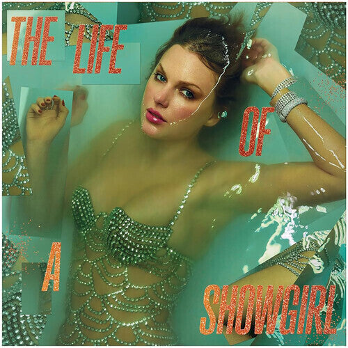 Taylor Swift-The Life of a Showgirl [Orange Glitter Vinyl](LP)