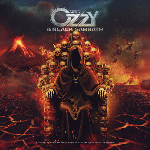 Ozzy Osbourne-The Many Faces Of Ozzy & Black Sabbath / Various - Red Splatter Vinyl (2xLP)