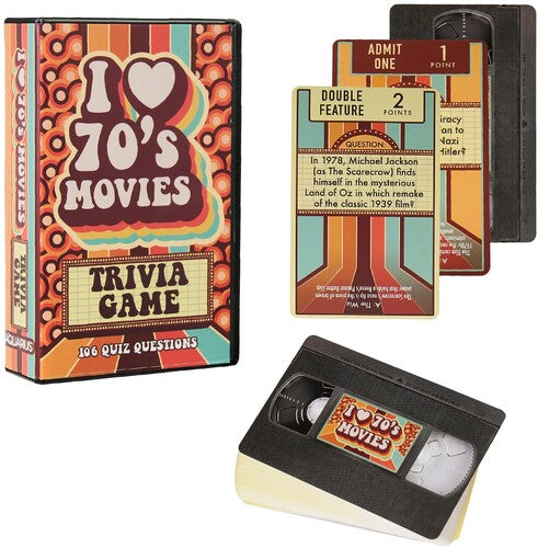 I Love 70s Movies Trivia Card Game