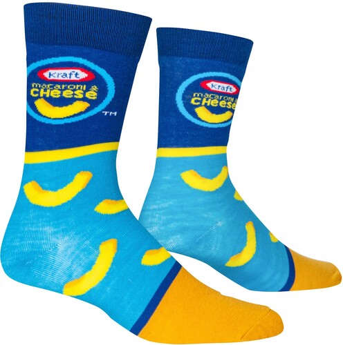 Crazy Socks - Kraft Mac & Cheese - Unisex Crew Socks