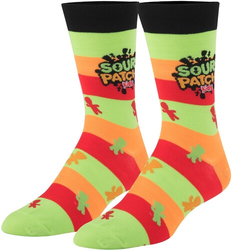 Crazy Socks - Sour Patch Kids Stripes - Unisex Crew Socks