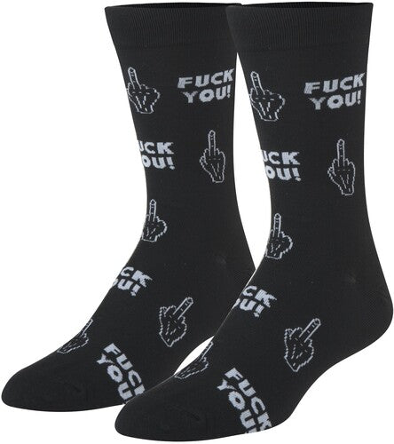 Crazy Socks - F*** You! - Unisex Crew Socks