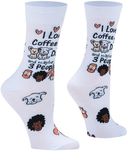 Crazy Socks - Things I Love - Women's Crew Socks